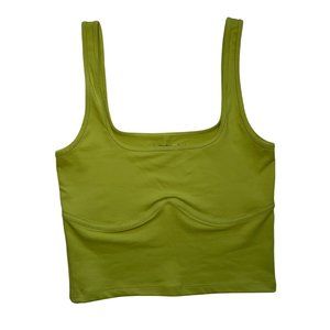 NWT Abercrombie Soft Collection Green Crop Tank Top Size S